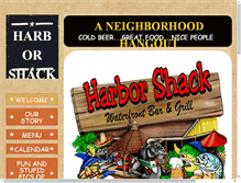 Tablet Screenshot of harborshack.net